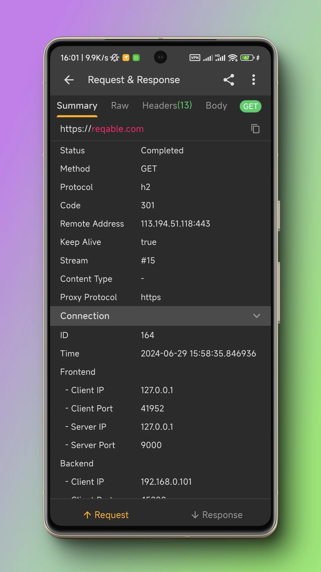 Reqable API Testing & Capture screenshot